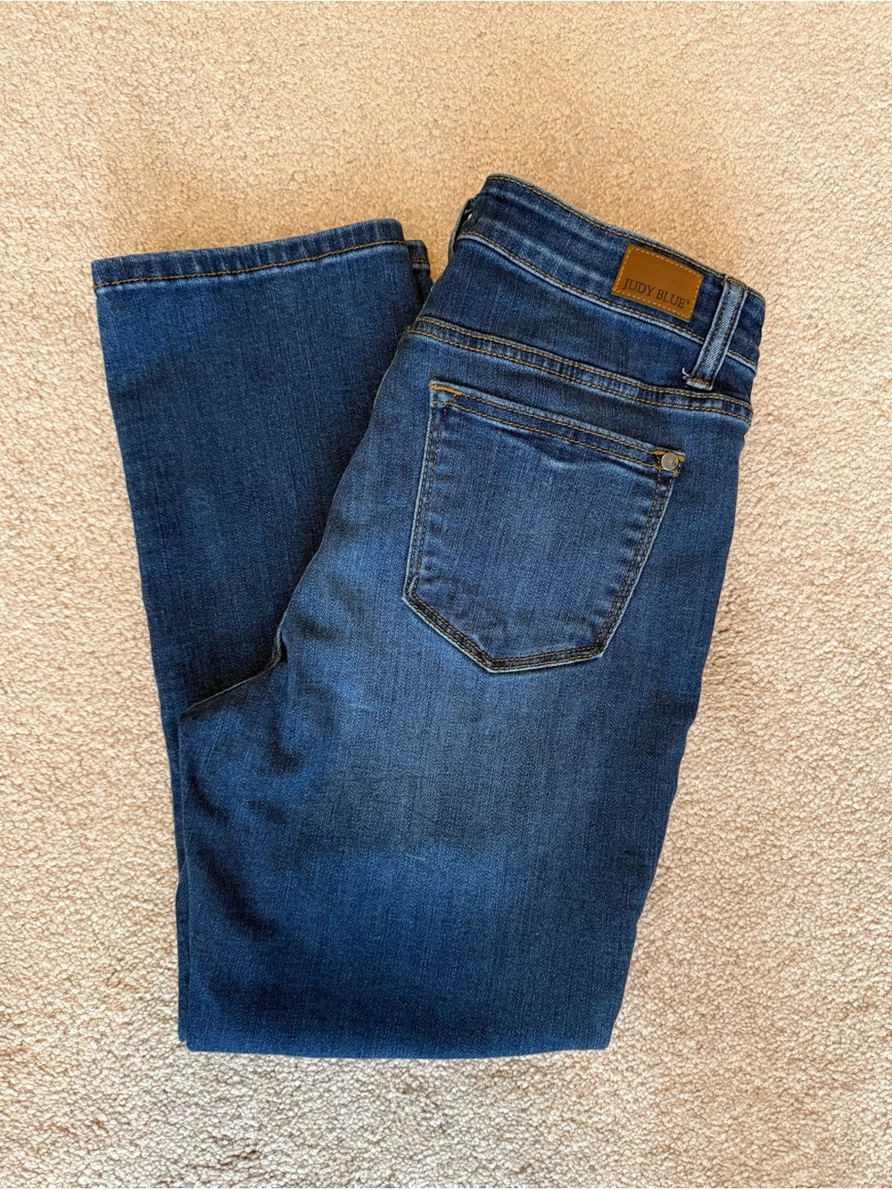 Judy Blue Capri Fit Women's 9/29 Dark Wash Denim Stretch Jeans JB82154K